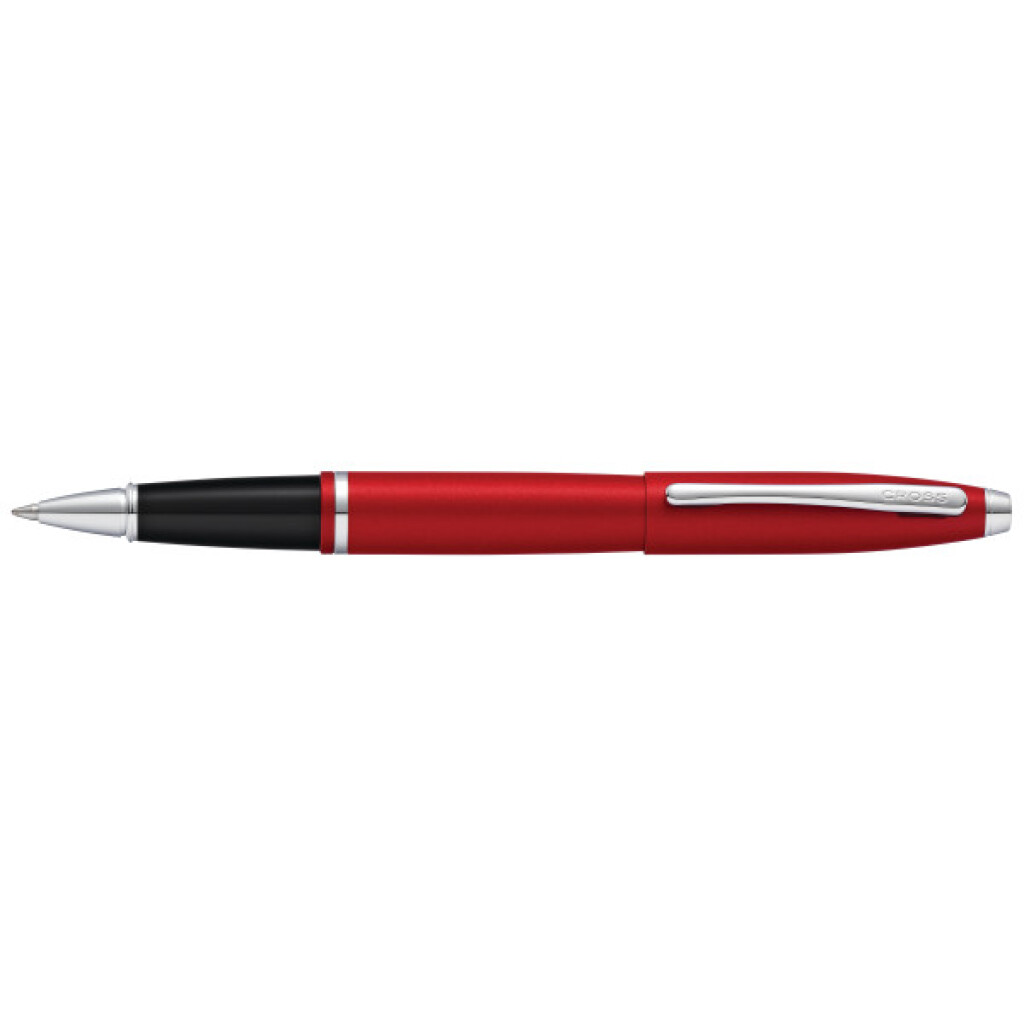 Cross Calais Kugelschreiber – Rot/Chrom, Mit Drehmechanismus, Elegantes Design
